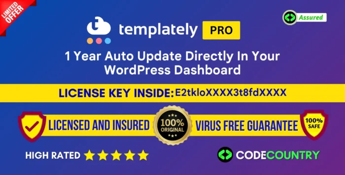 Templately Pro Plugin With Original License Key