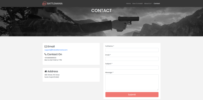 BattleMania With Web version - Tournament App with Website & Admin Panel for PUBG / Free Fire / COD