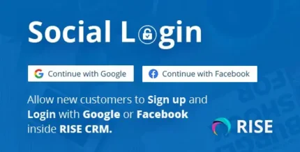 Social Login for RISE CRM With Lifetime Update.