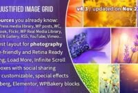 Justified Image Grid - Premium WordPress Gallery