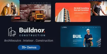 Buildnox 2.0 Construction And Architecture Theme With Lifetime Update.