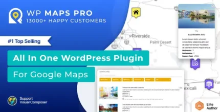 WP MAPS PRO WordPress Plugin for Google Maps