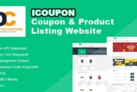iCoupon - Coupon & Product Listing Website With Lifetime Updates.