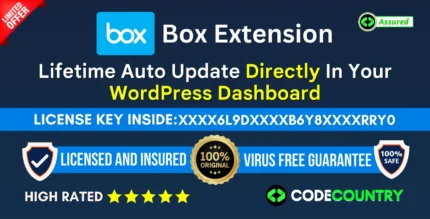 All-in-One WP Migration – Box Extension With Original License Key For Lifetime Auto Update.