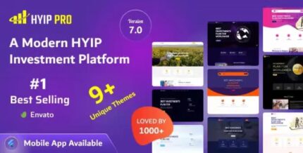 HYIP PRO - A Modern HYIP Investment Platform