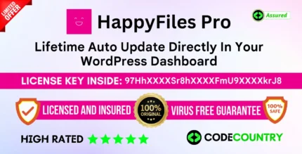 HappyFiles Pro With Original License Key For Lifetime Auto Update.