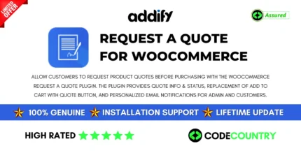 REQUEST A QUOTE FOR WOOCOMMERCE