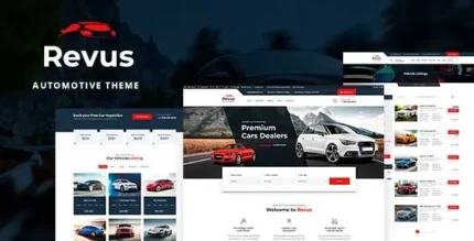 Revus - Automotive & Car Rental Vendor Marketplace With Lifetime Update.
