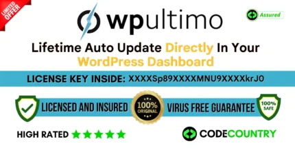 WP Ultimo With Original License Key For Lifetime Auto Update.