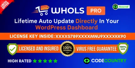 Whols Pro With Original License Key For Lifetime Auto Update.
