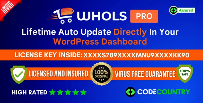 Whols Pro With Original License Key For Lifetime Auto Update.