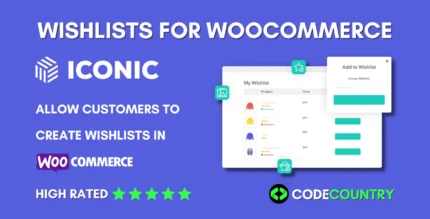 Iconic Wishlists for WooCommerce With Lifetime Update.