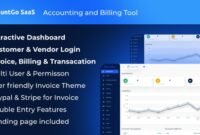 AccountGo SaaS – Accounting and Billing Tool 6.4