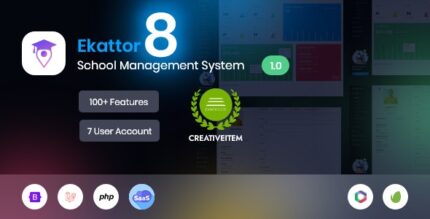 Ekattor 8 School Management System (SAAS)