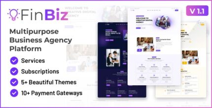 FinBiz - Multipurpose Business Agency Platform