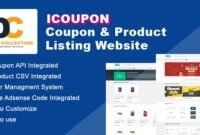 iCoupon - Coupon & Product Listing Website