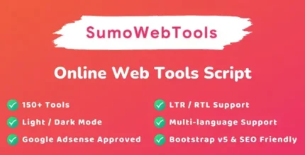 SumoWebTools - Online Web Tools Script With Lifetime Update.