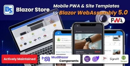 Blazor Store - Mobile PWA and Site Templates with Powerful Built-in Functions