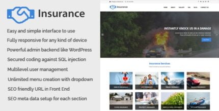 Insurance - Business and Insurance Website CMS