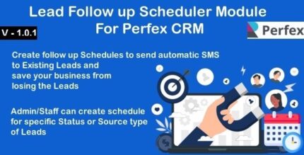 Lead Follow up Scheduler Module for Perfex CRM