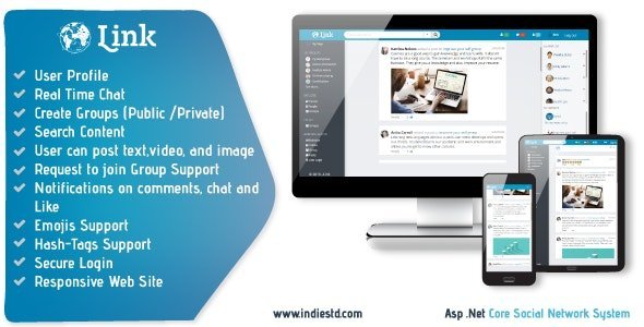 link_net_core_mvc_social_network_system_23468171 Link: A .NET Core Social Network Site (v4.5)