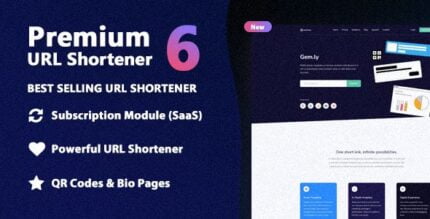 Premium URL Shortener - Link Shortener, Bio Pages & QR Codes