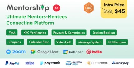 Mentorship - Ultimate Mentors Mentees Connecting Platform