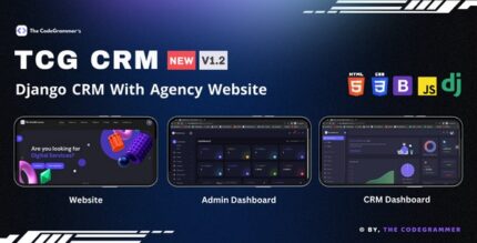 TCG CRM - Python Django CRM & HRM With Creative Agency Website