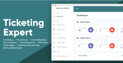 Ticketing Expert - Help desk system with email piping