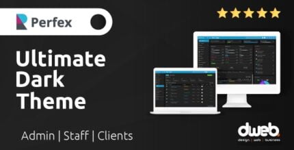 Ultimate Dark Theme - Perfex Theme CRM