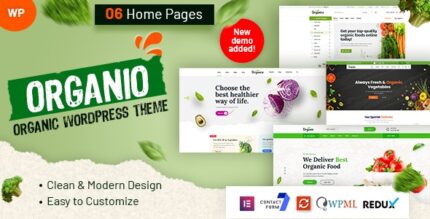 Organio - Organic Food Store WordPress