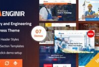 Enginir - Industrial & Engineering Multipurpose WordPress Theme
