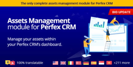 Assets Management module for Perfex CRM - Organize company and client assets