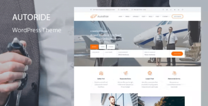 AutoRide - Chauffeur Limousine Booking WordPress Theme