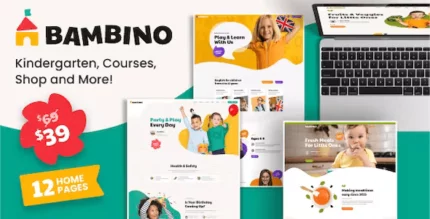 Bambino - Child & Baby Care WordPress Theme