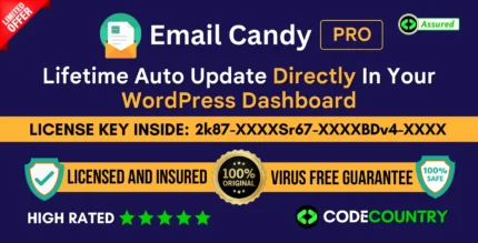 Email Candy Pro With Original License Key For Lifetime Auto Update.