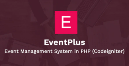 EventPlus - Event Management System in PHP (Codeigniter) - Online Ticket Purchase System