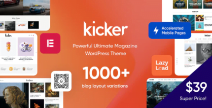 Kicker - Blog Magazine Theme