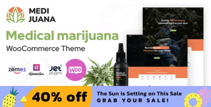 Medijuana - Medical Cannabis WordPress Theme