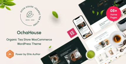 OchaHouse - Organic Tea Store WooCommerce WordPress Theme