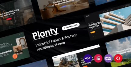 Planty - Fabric & Factory Theme