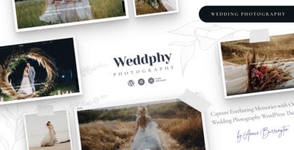 Weddphy - Wedding Photography WordPress Theme