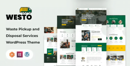 Westo - Waste Disposal Services WordPress Theme