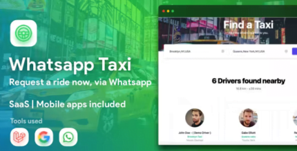 WhatsApp Taxi - SaaS taxi ordering via WhatsApp