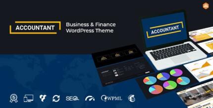 Accountant — Accounting WordPress Theme With Lifetime Update.