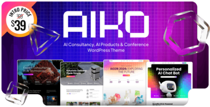 Aiko - AI consultancy WordPress Theme