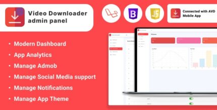 All Video Downloader - Android App + Admin Panel PHP Laravel