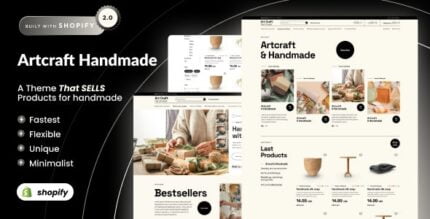 Art Craft Handmade - Shopify 2.0 Art Store Theme