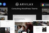 Arvilax - Business Consulting WordPress Theme