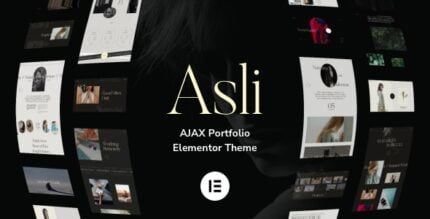 Asli – AJAX Portfolio Elementor Theme